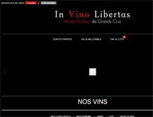 Tablet Screenshot of invinolibertas.com